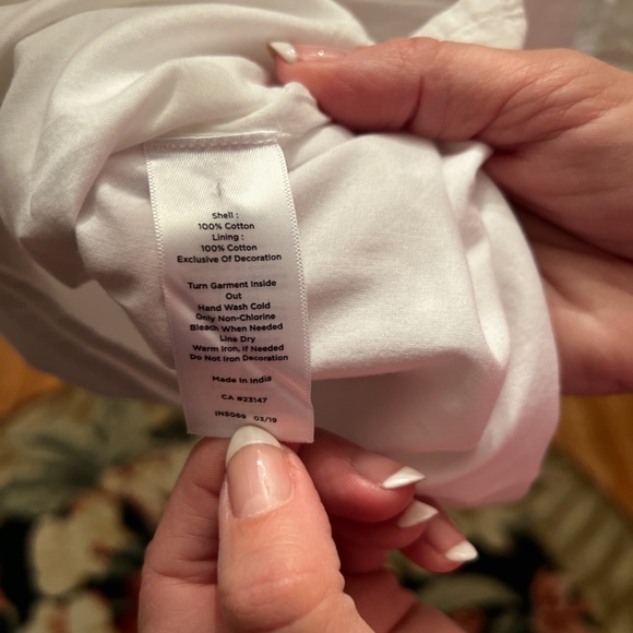 Talbots, Size Petite S, white shirt - Picture 4 of 4